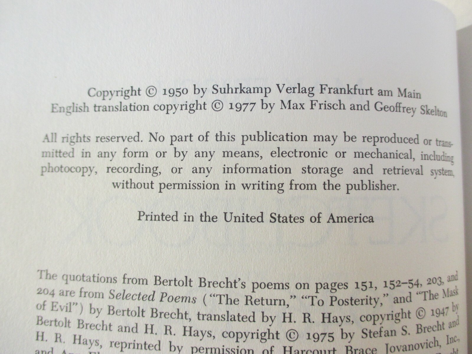 Sketchbook 1946-1949 by Max Frisch