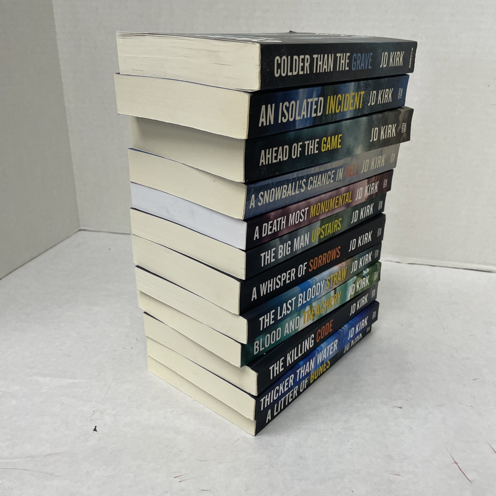 Jd Kirk First 12 of Dci Jack Logan Series (See Photos for Titles)