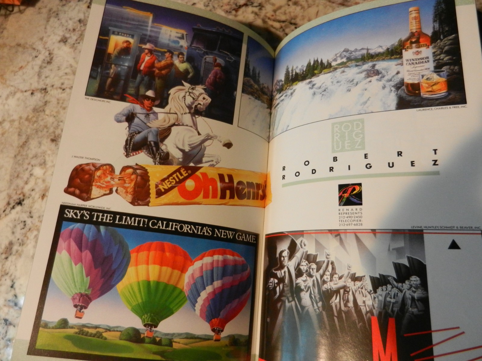 THE CREATIVE BLACK BOOK 1987 Volume 1 HC book ILLUSTRATION PRINT TV advertising