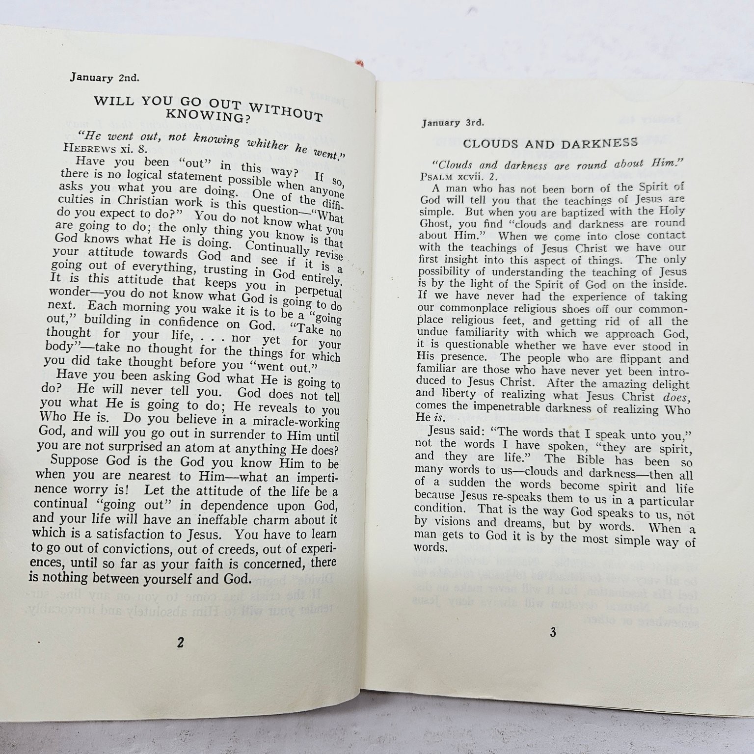 Vintage 1935 My Utmost for His Highest – Cloth Cover – Oswald Chambers Hardcover