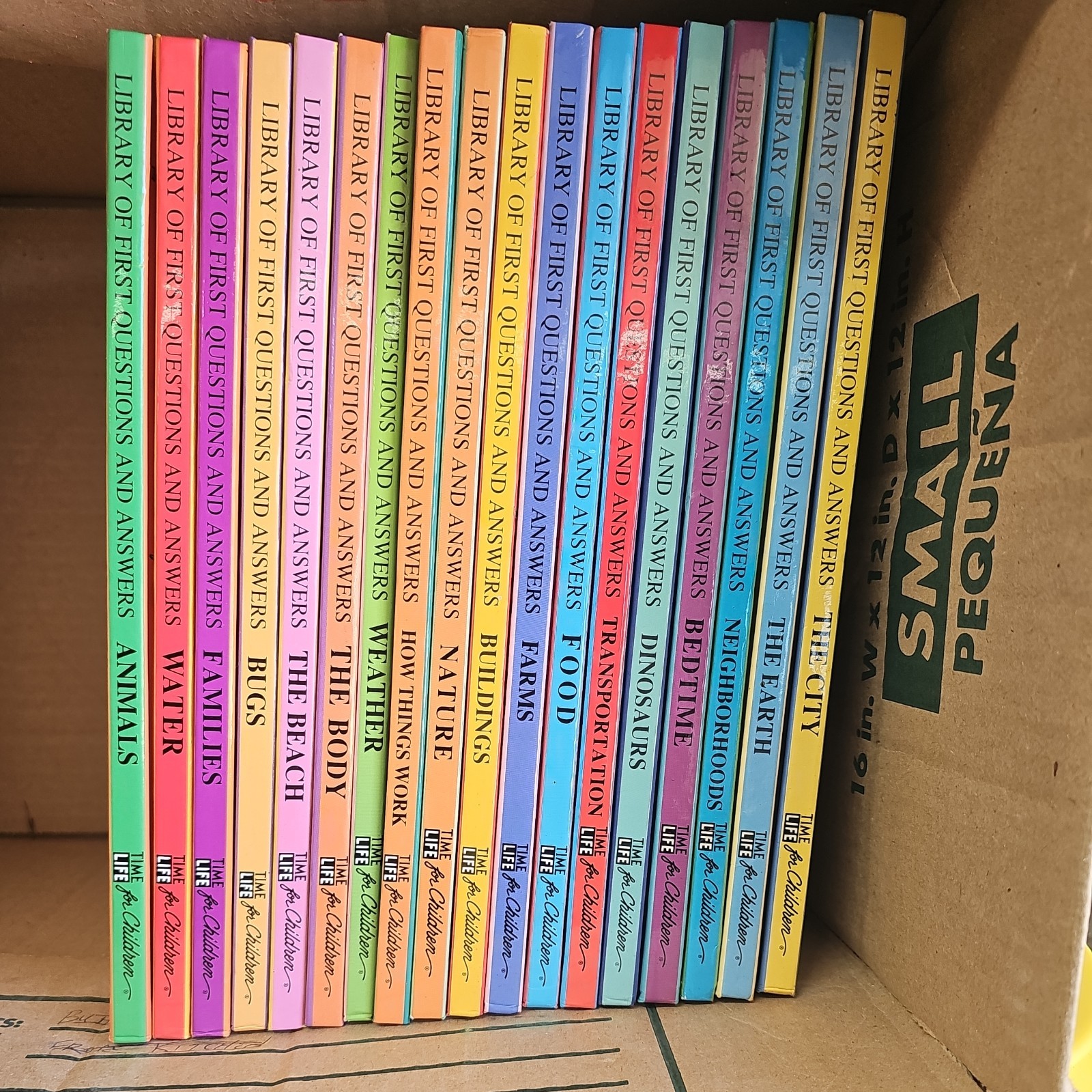 Time Life For Children -Lot 18 Library Of First Questions And Answers – 1995 HC