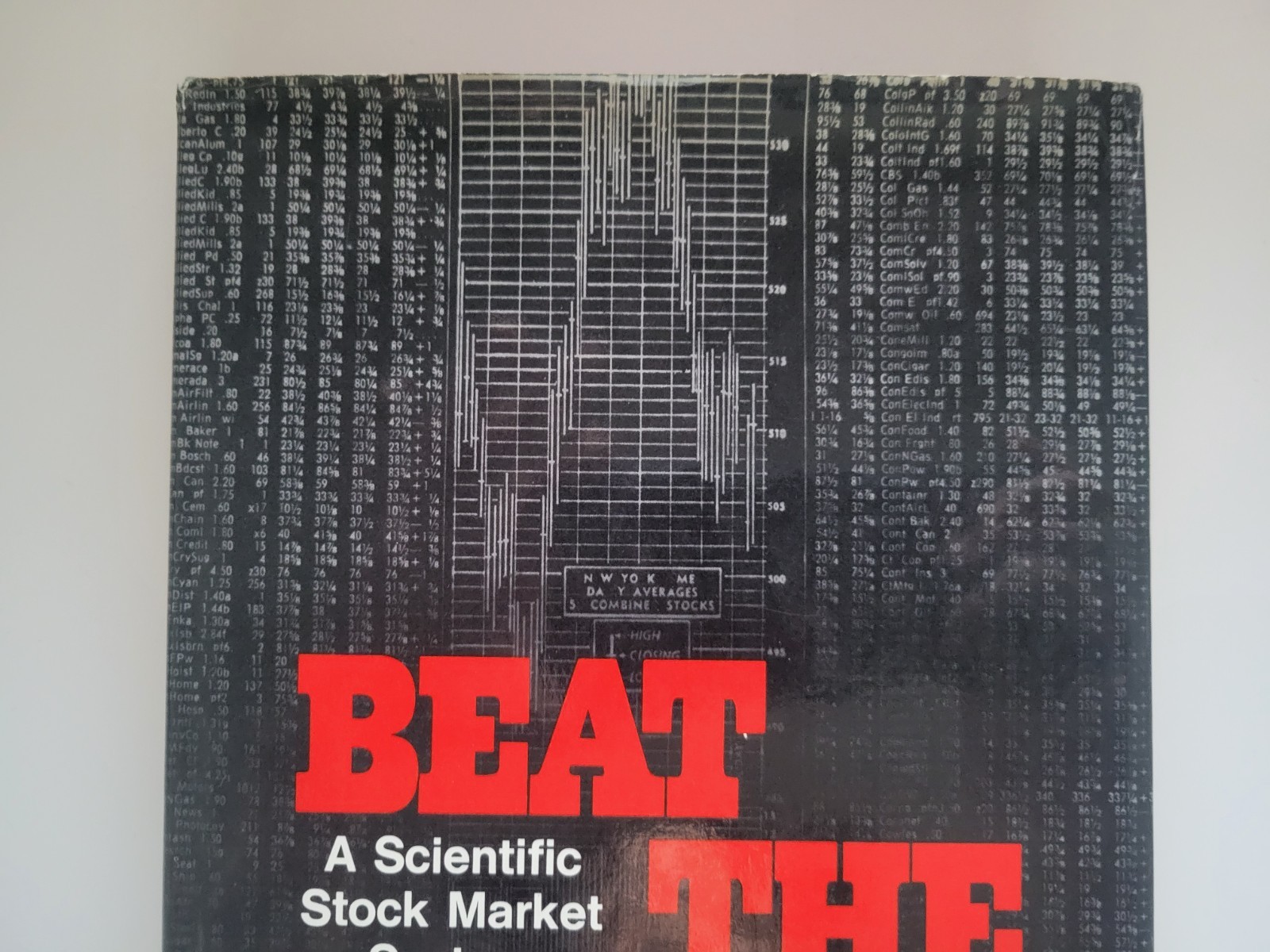 1967 BEAT THE MARKET HARDCOVER SCIENTIFIC STOCK MARKET SYSTEM EDWARD O. THORP HC