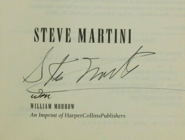 Flat **SIGNED** true 1st ed 2010 STEVE MARTINI 390 pages POWER OF NINE hardcover