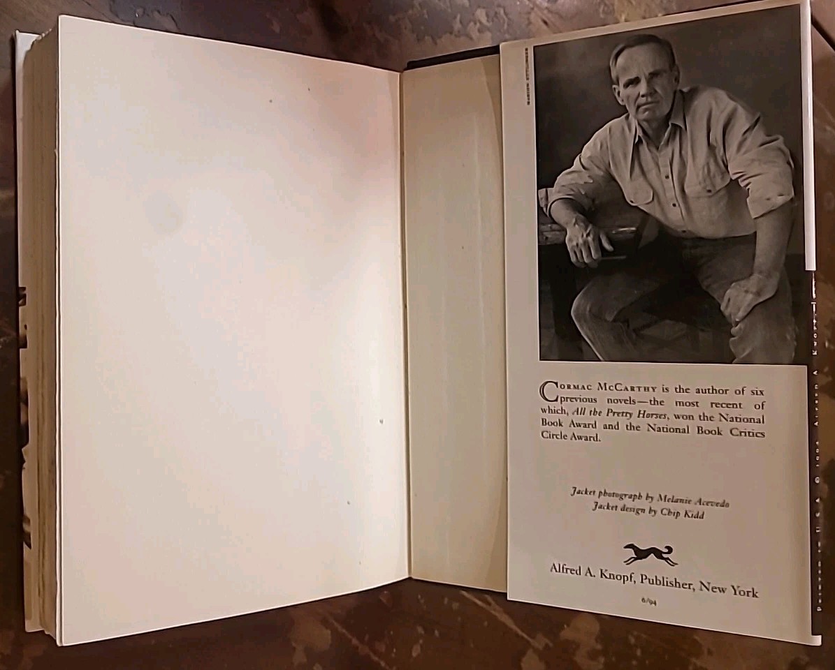 THE CROSSING 1994 Cormac McCarthy Hardcover Book DJ True First Edition VGC Knopf