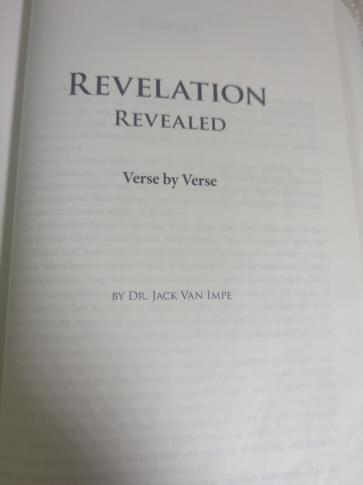 KJV The Jack Van Impe PROPHECY BIBLE Red Letter Limited Special Edition Leather
