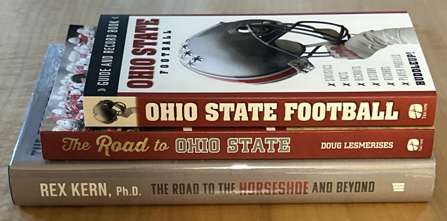 Ohio State Buckeyes NCAA Football HC & PB Book Lot Of 3 Different