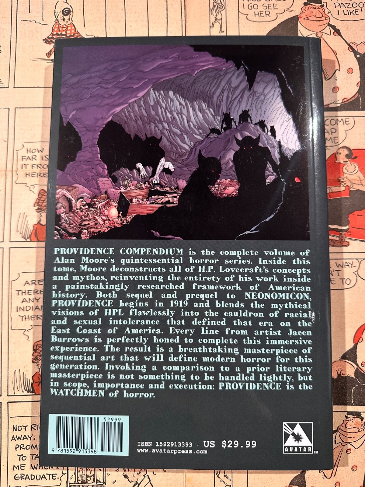Avatar Providence Compendium Alan Moore Burrows Tpb Comic 2021 Low Print Run