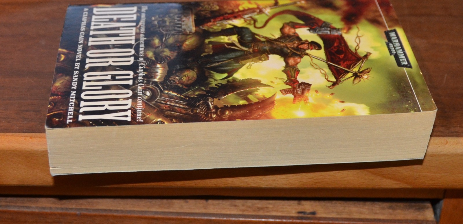 Death or Glory paperback book by Sandy Mitchell WARHAMMER 40K CIAPHAS CAIN 2006