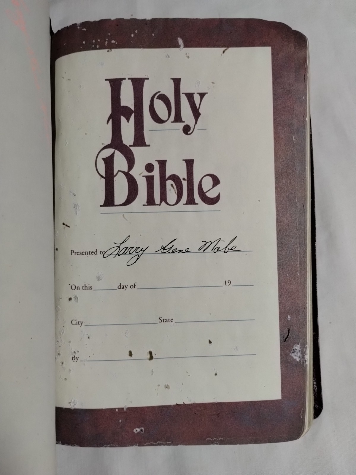 Holy Bible KJV Old & New Giant Print 1994 – Nelson Publishers Faux Leather-Bound