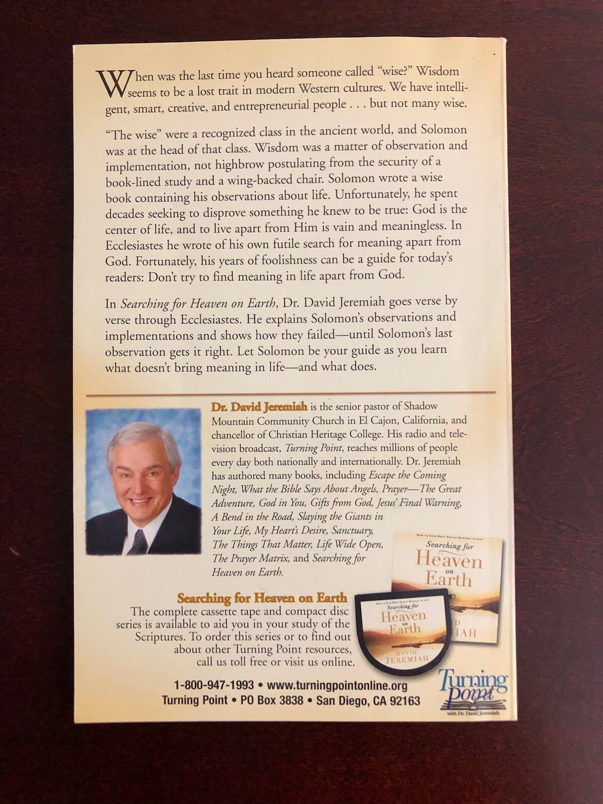 Searching for Heaven on Earth Study Guide (2004, Paperback) by David Jeremiah