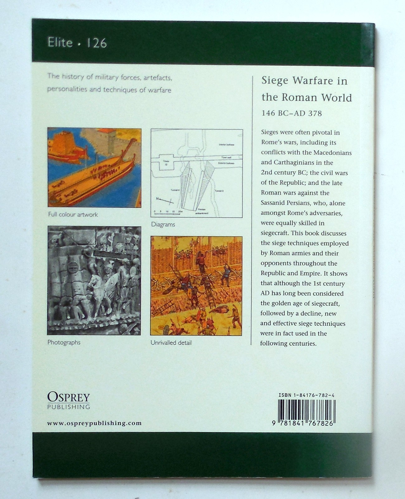 Osprey Elite Series „Siege Warfare in the Roman World 146 BC – AD 378“ Book 126