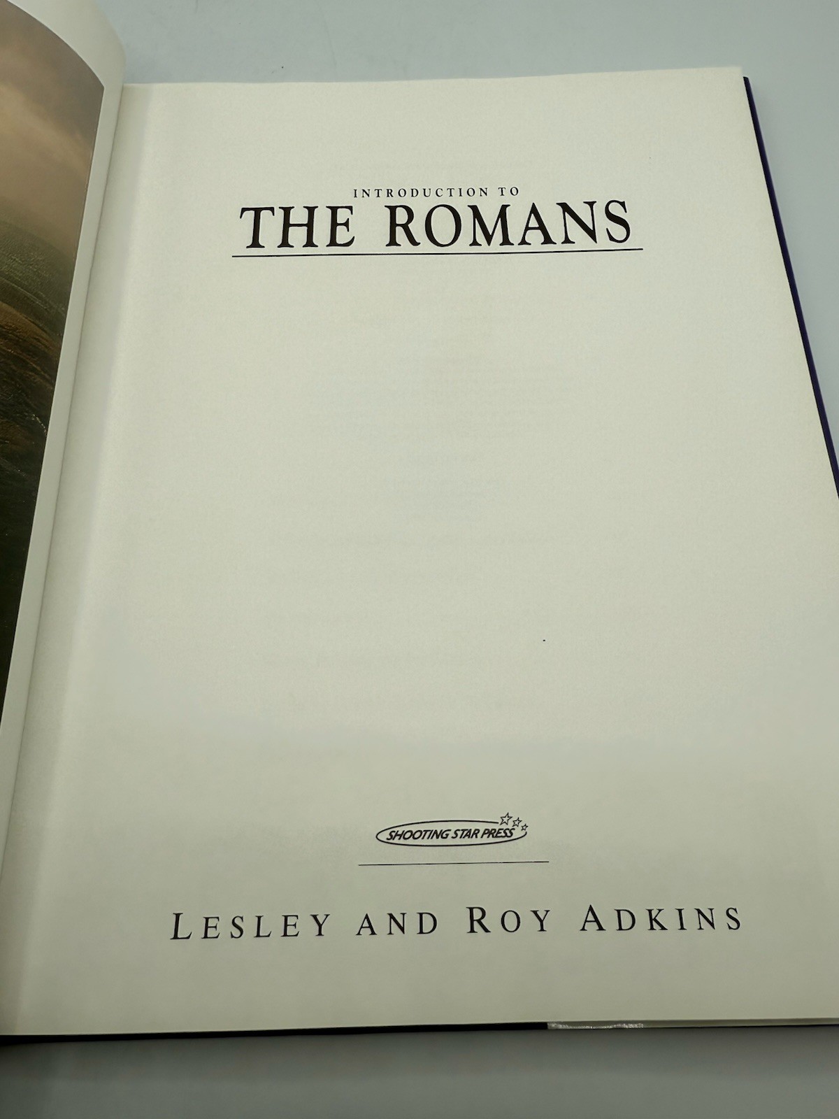 Introduction to the Romans by Adkins, Lesley HC DJ Very Good Condition