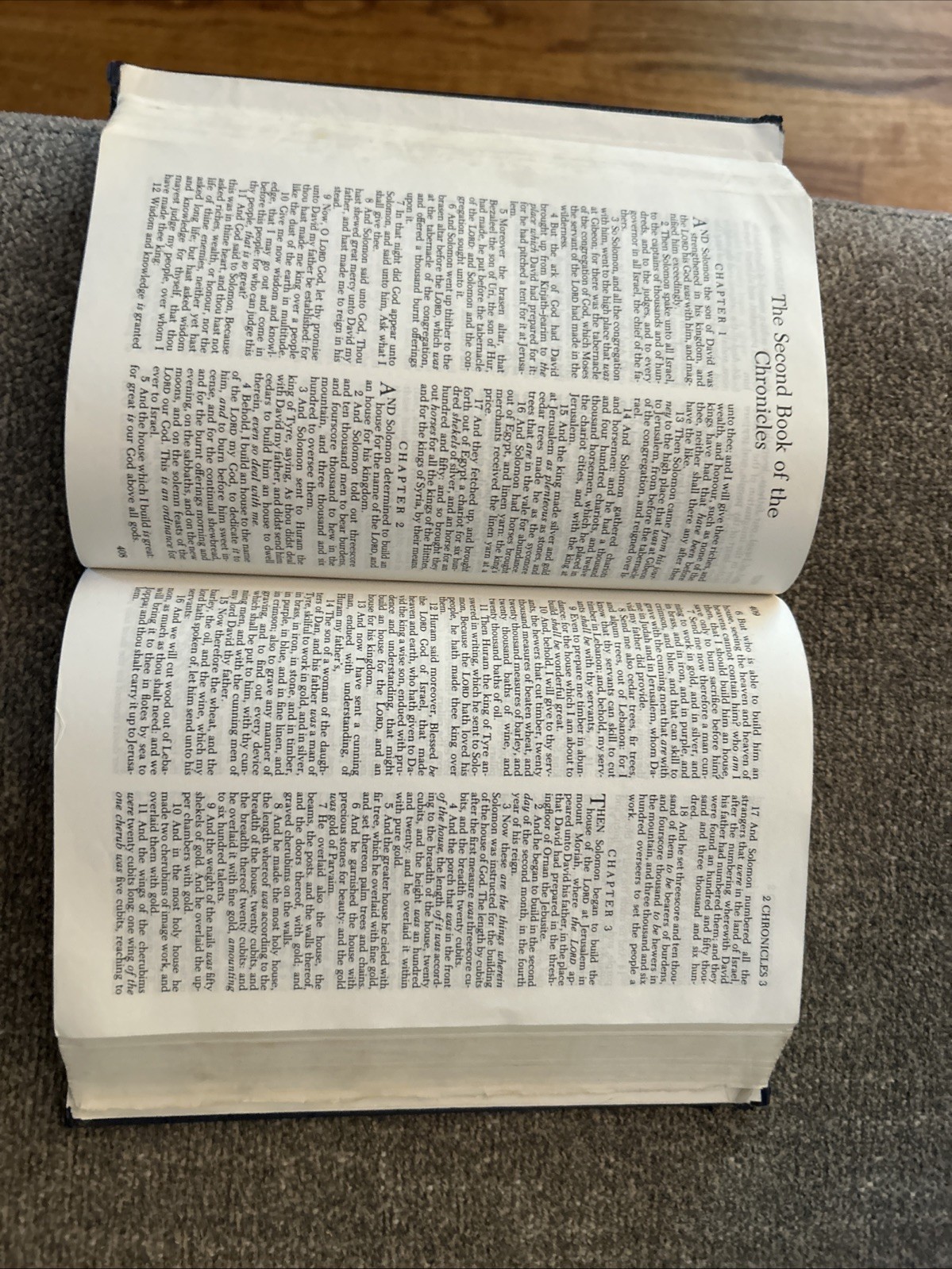 Holy Bible 1973 Broadman Press King James Version Blue Hardcover Holman