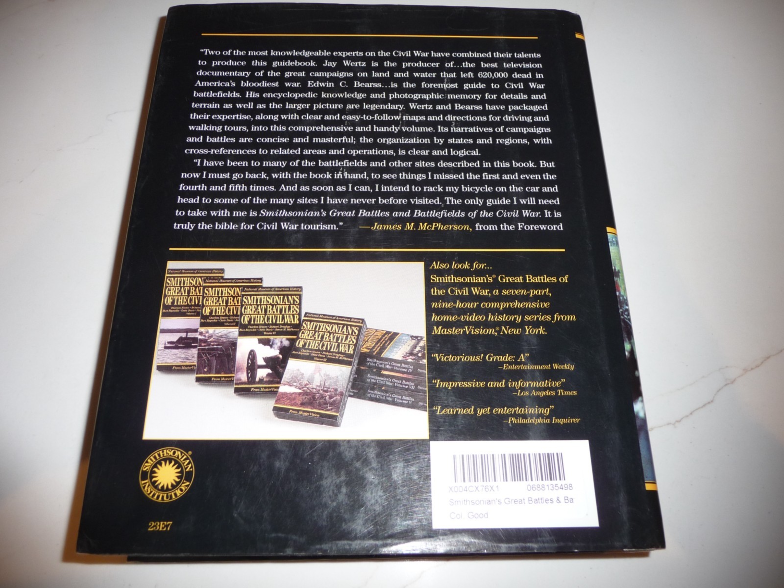 SMITHSONIAN’S GREAT BATTLES & BATTLEFIELDS OF THE CIVIL WAR-Wertz-Free Shipping