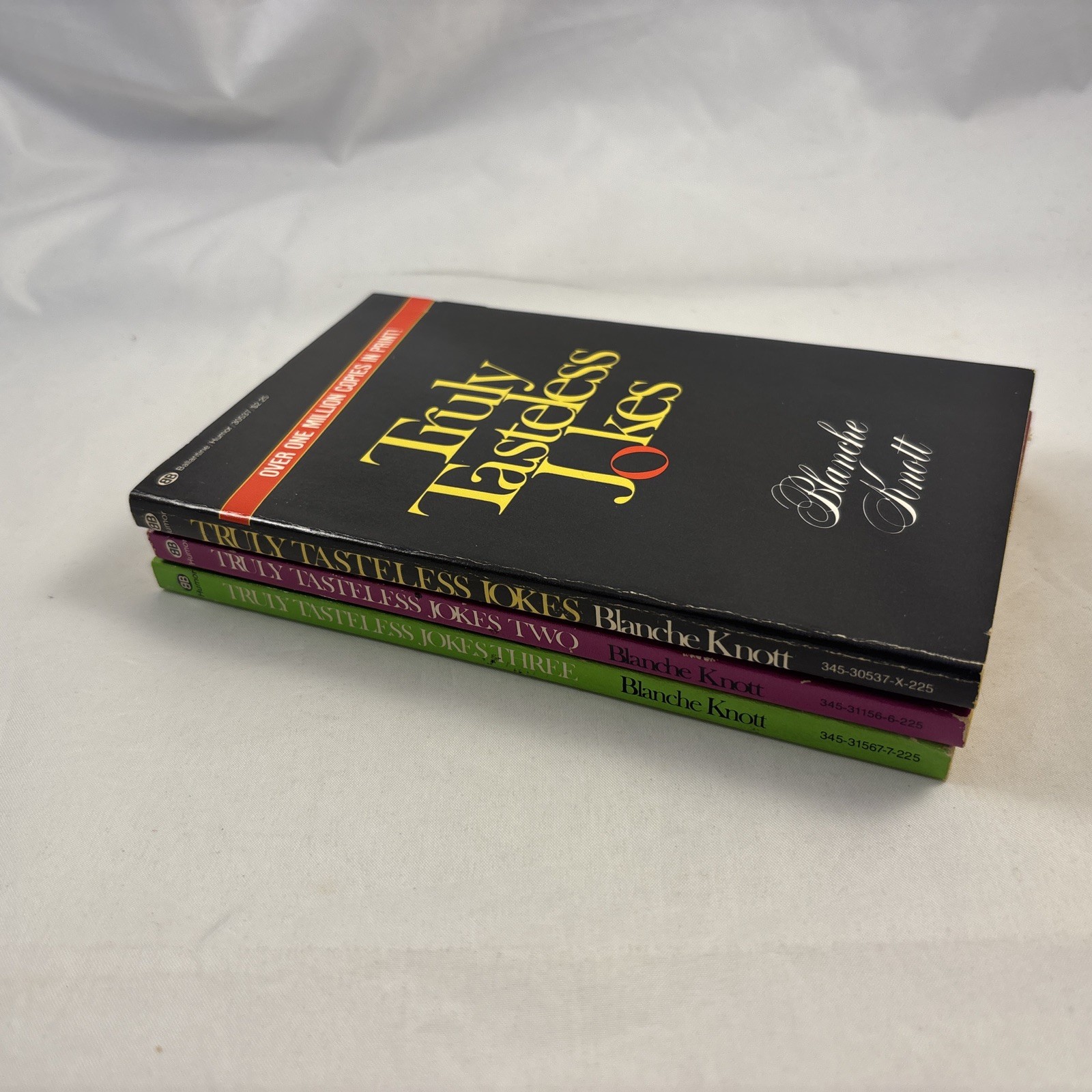 Truly Tasteless Jokes: One, Two, and Three Set Of 3 Vintage Paperback Books