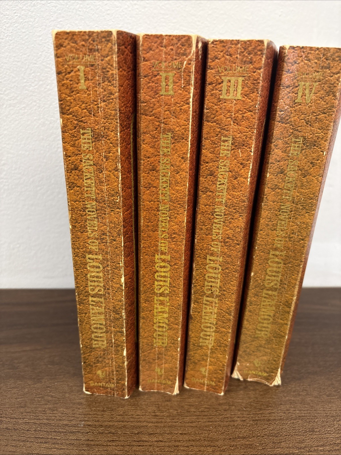 The Sackett Novels of Louis L’Amour Set of 4 Paperback Books