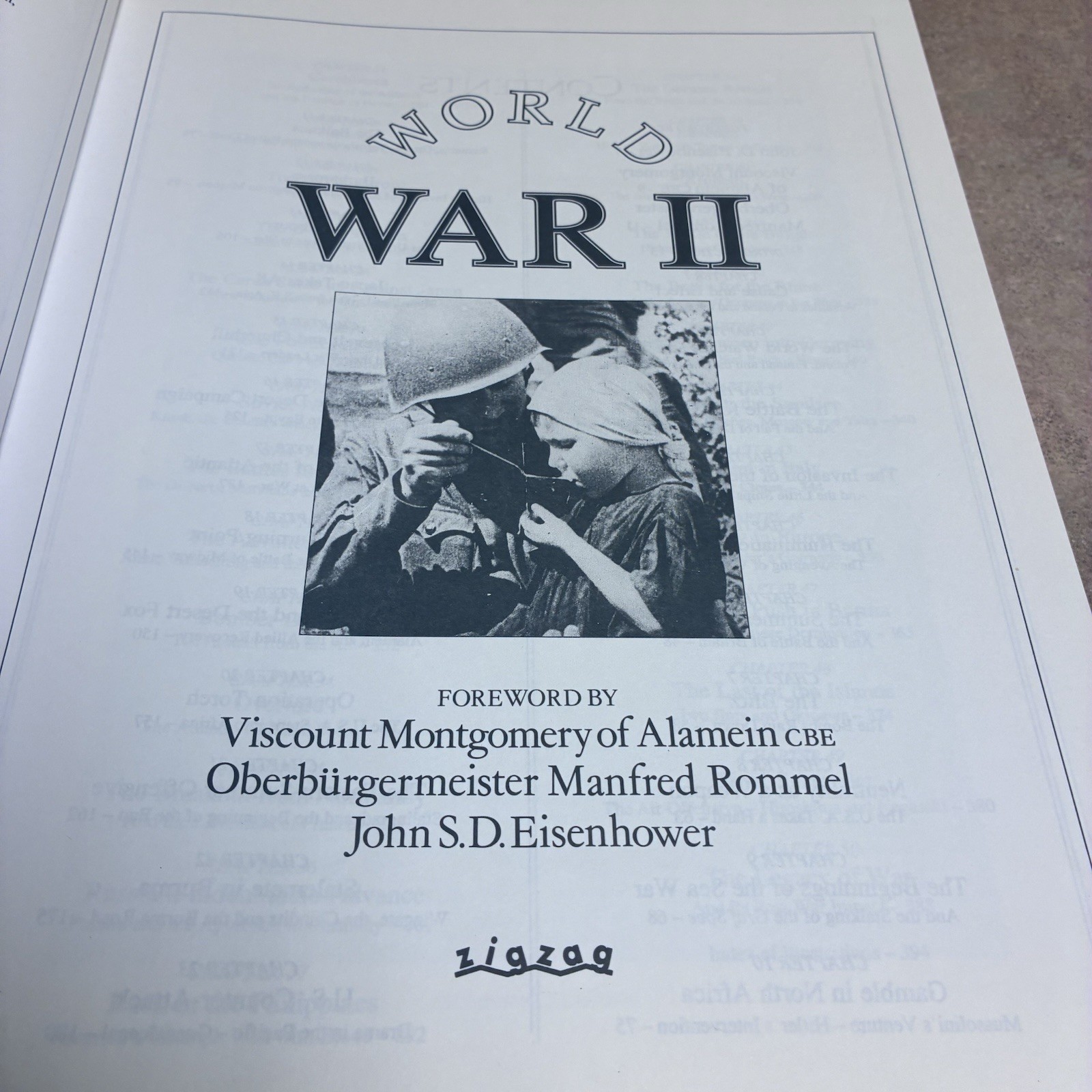1989 World War II Hardback Book 400 Pages Featuring Over 1,350 Military Photos