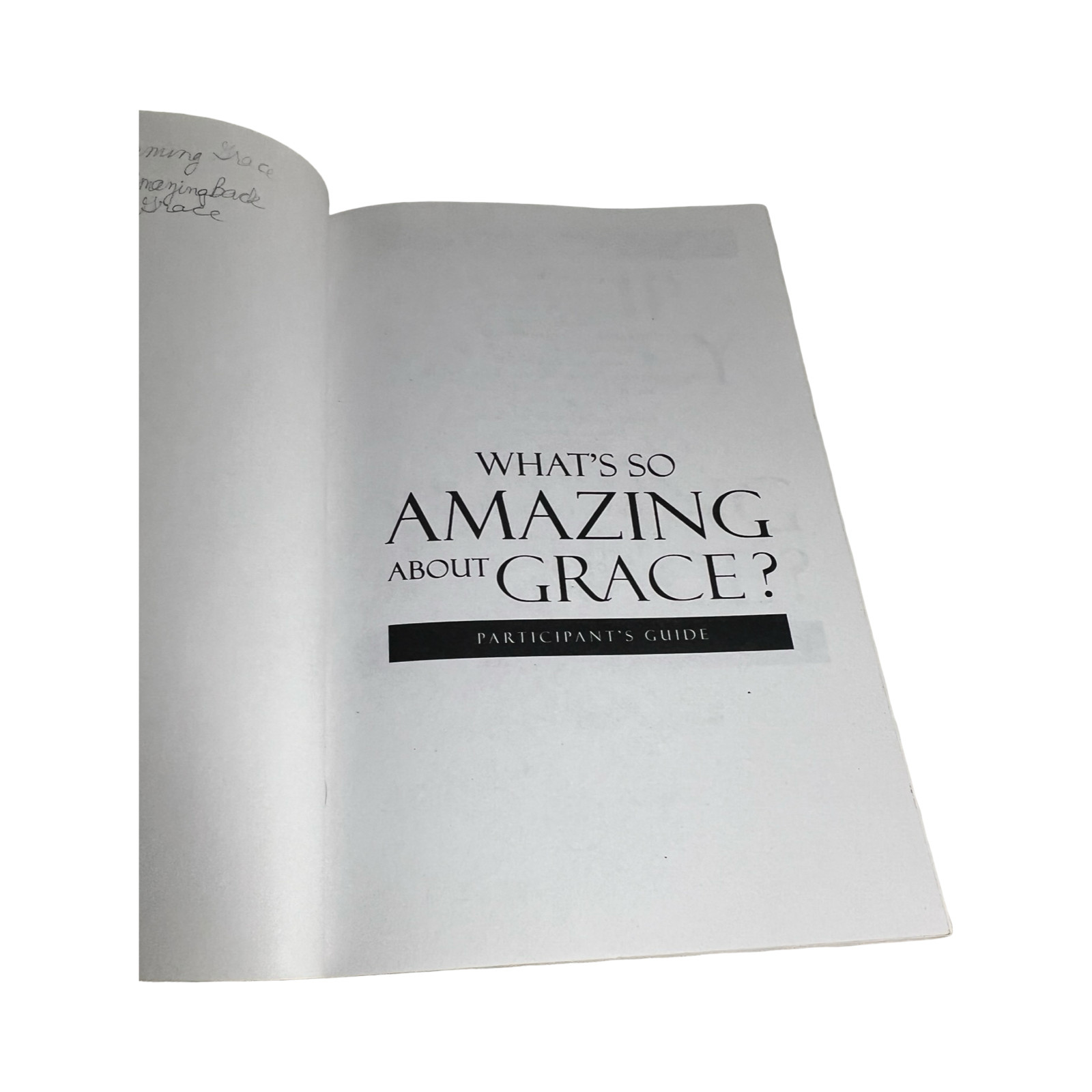 Philip Yancey What’s So Amazing About Grace Study Guide Zondervan