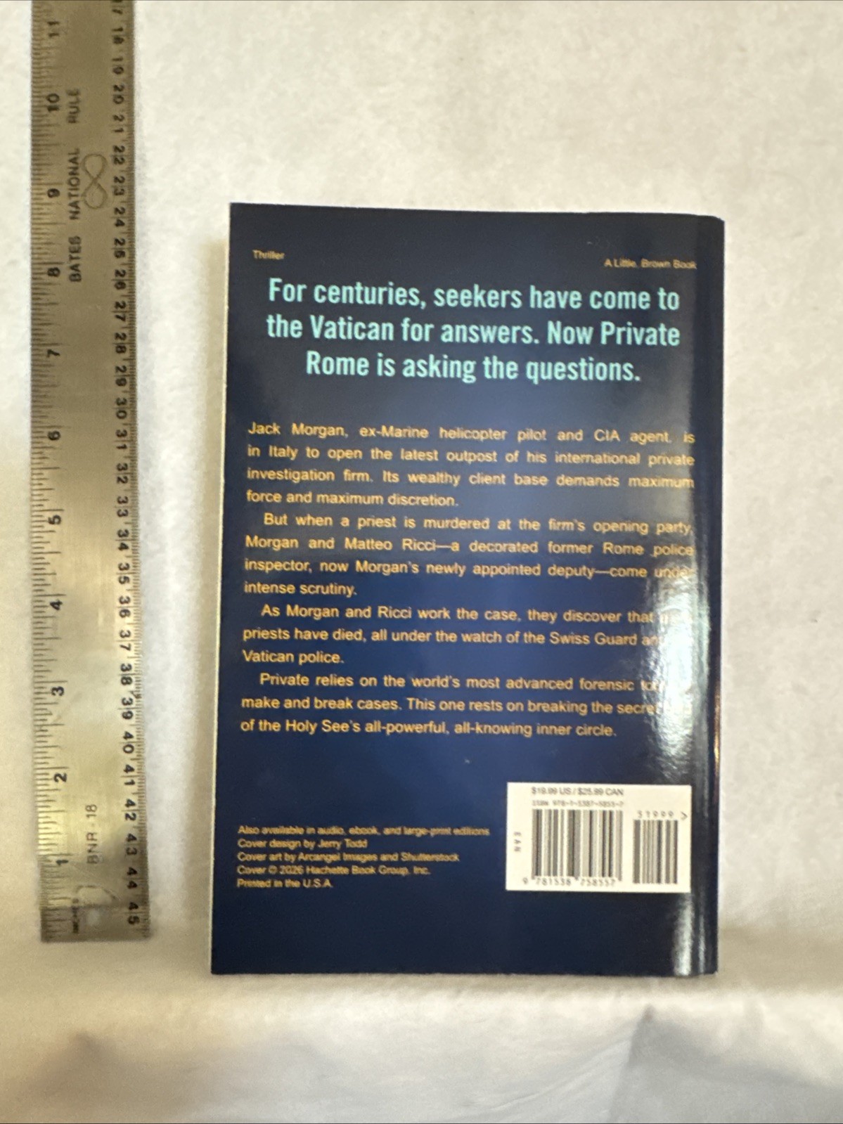 Private Rome: A Private Novel – paperback Patterson, James|Hamdy, Adam. 1st/1st