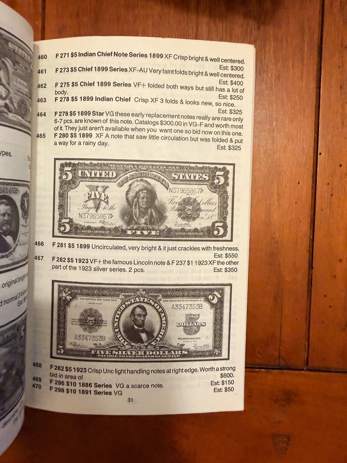 Hickman & Oakes Rare US Paper Money Auction Catalog – National Bank Notes 1970s