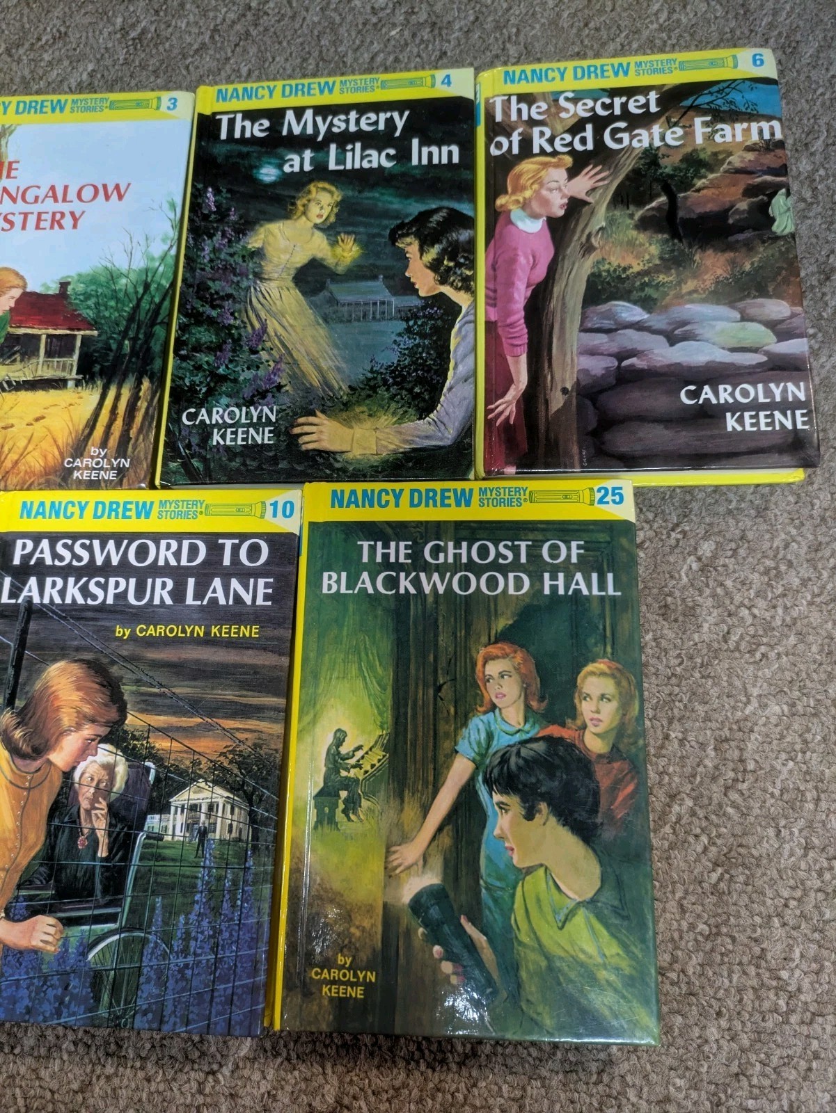 Lot Of 7 Nancy Drew Books – 1990s & 2000s – Keene – #1, 3, 4, 6, 7, 10, 25 EC!!!