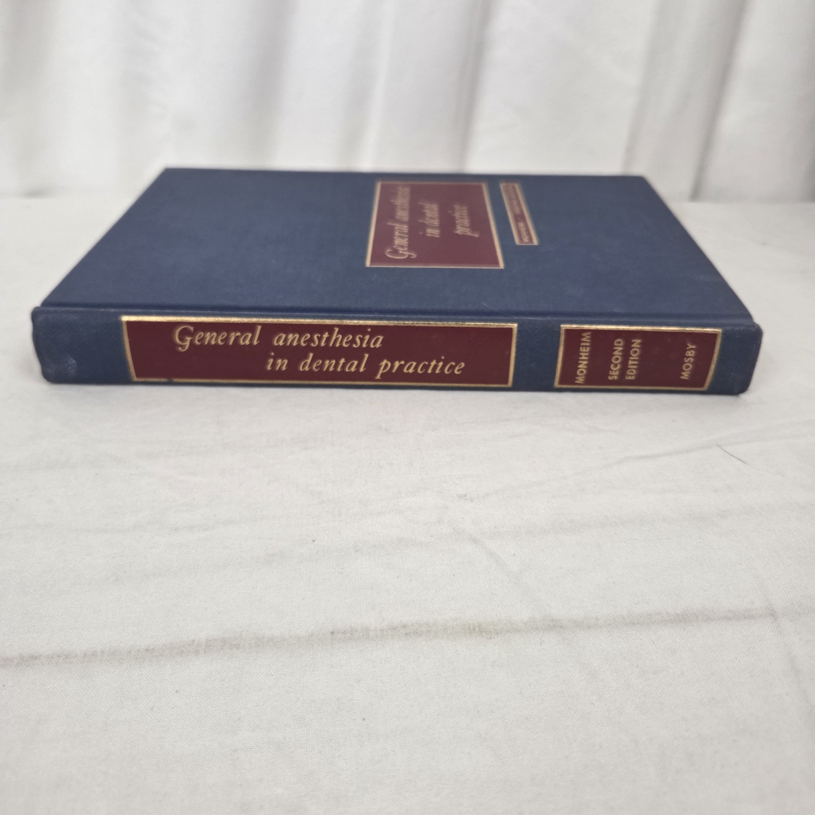 General Anesthesia in Dental Practice Vintage Illustrated Medical Book Monheim