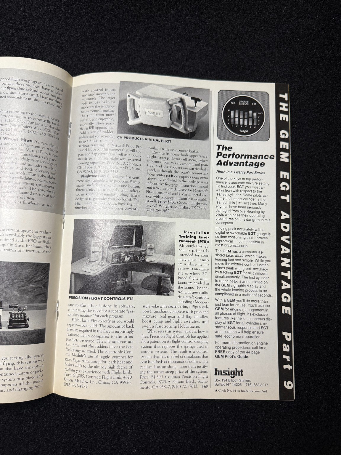 Plane & Pilot Magazine Electronic Cockpit 1994 Aviation Aircraft GPS Avionics
