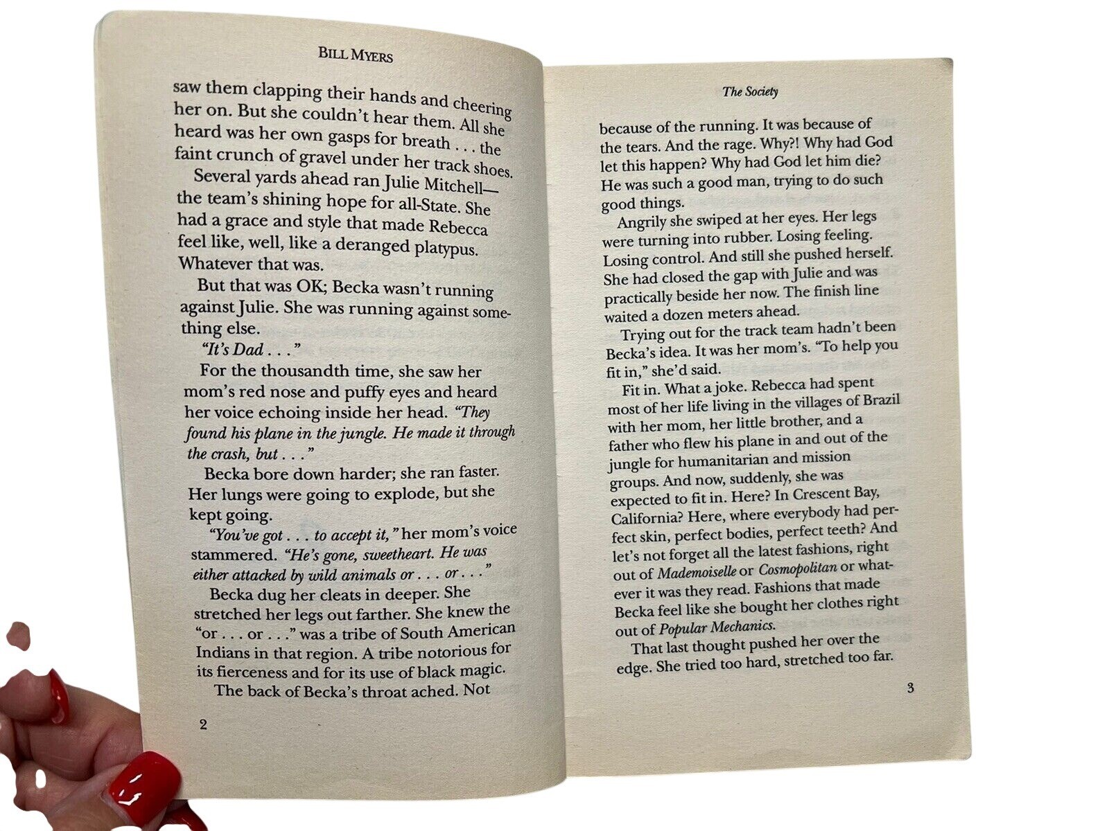 The Society by Bill Myers~Forbidden Doors Book 1~Paperback 1994 Fiction ~ P4 10
