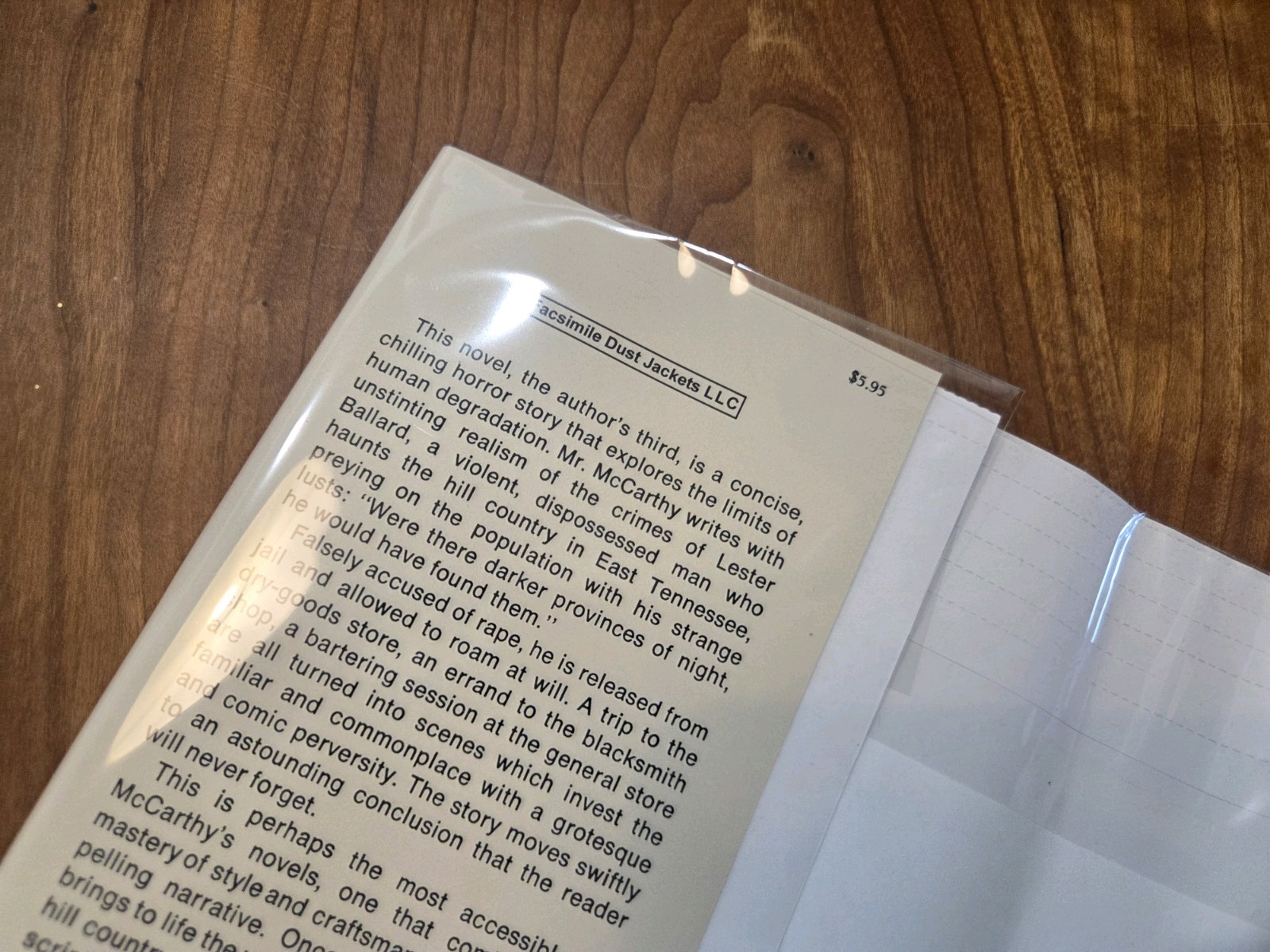 Cormac MCCARTHY / Child of God 1st Edition 1973