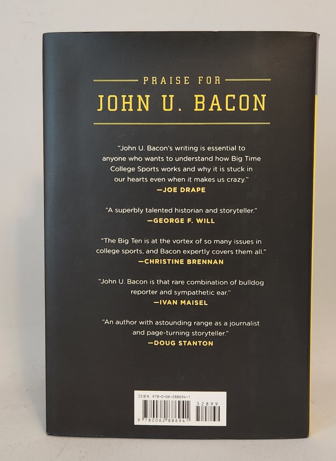„OVERTIME-HARBAUGH & MICHIGAN FOOTBALL“ BY: JOHN U. BACON 1st Ed 2nd Prt HC/DJ