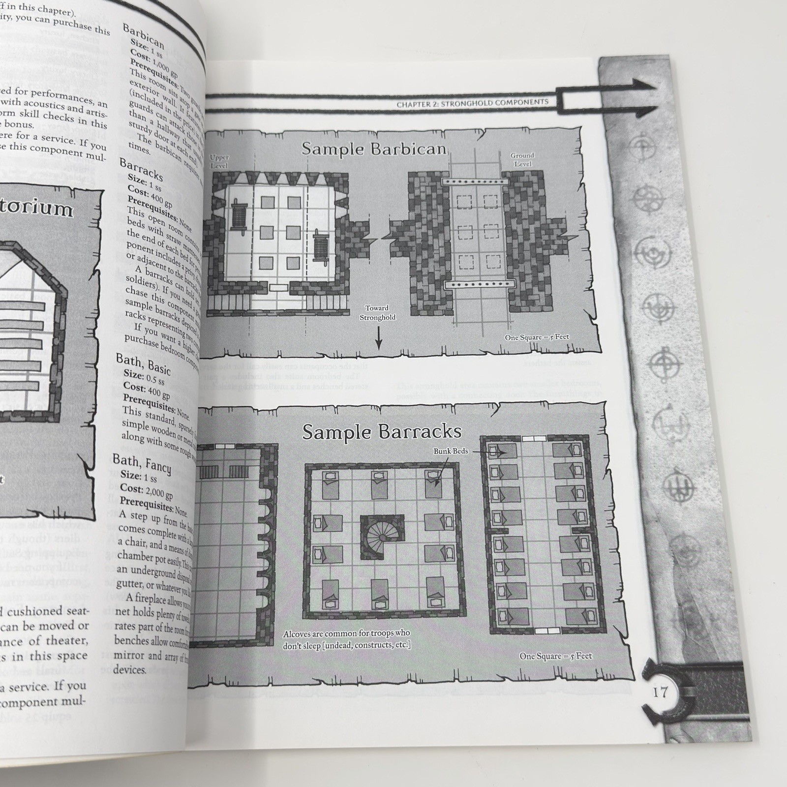 Stronghold Builder’s Guidebook Dungeons & Dragons d20 3.0 Fantasy Vintage