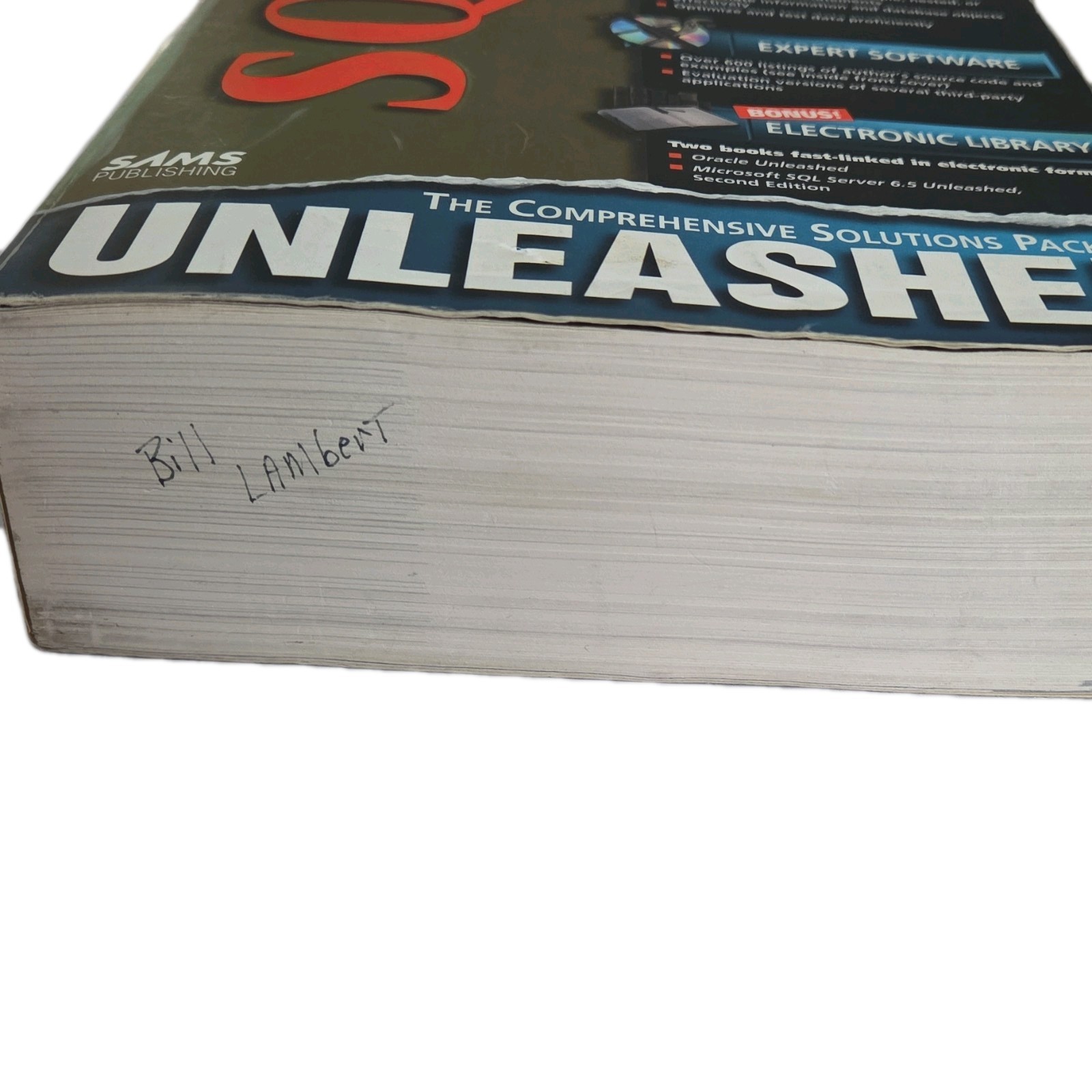 SQL Unleashed Hans Ladanyi Paperback First Edition SAMS Publishing 1997 CD-ROM