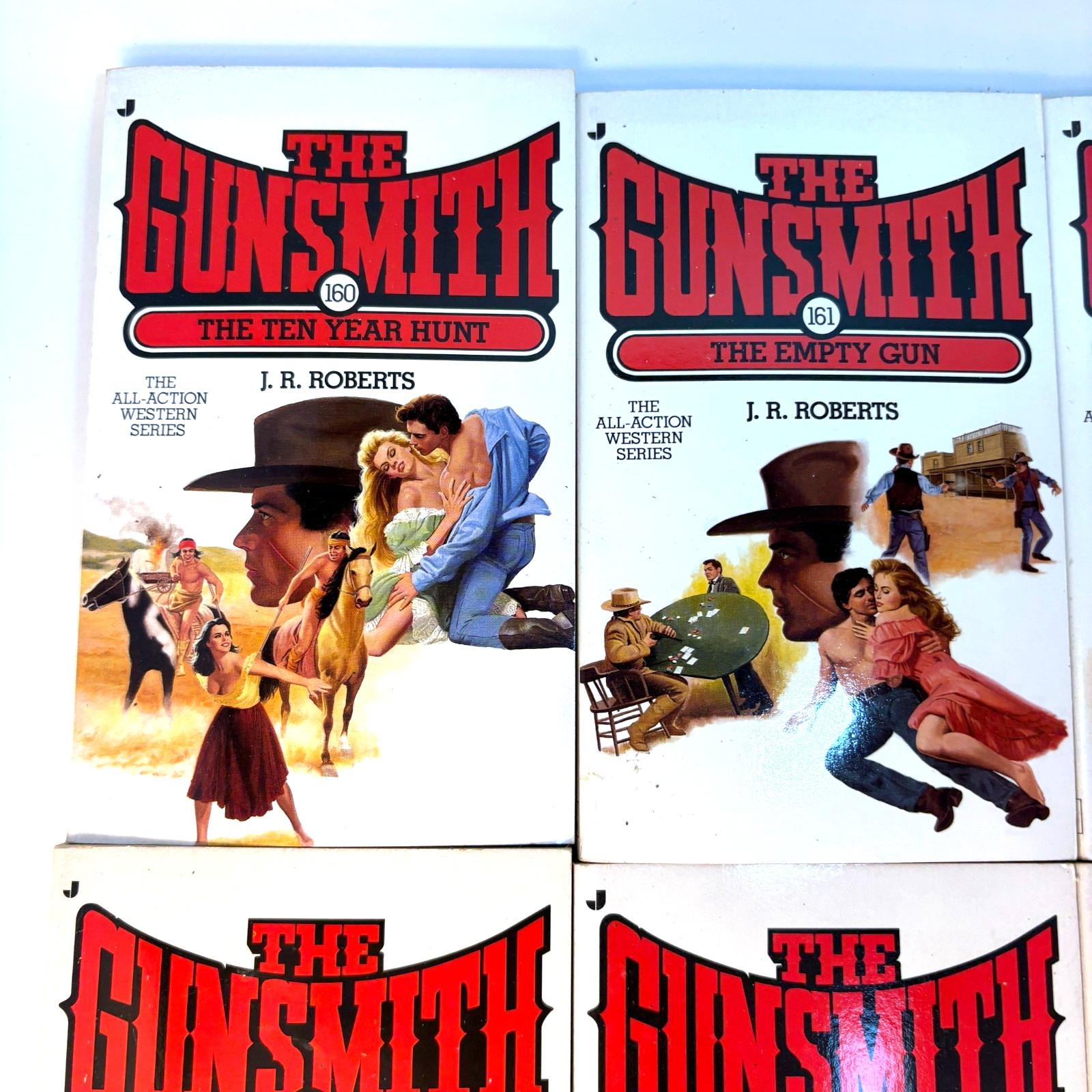 The Gunsmith Series – JR Roberts Lot of 9 Paperbacks Vols. #160-168