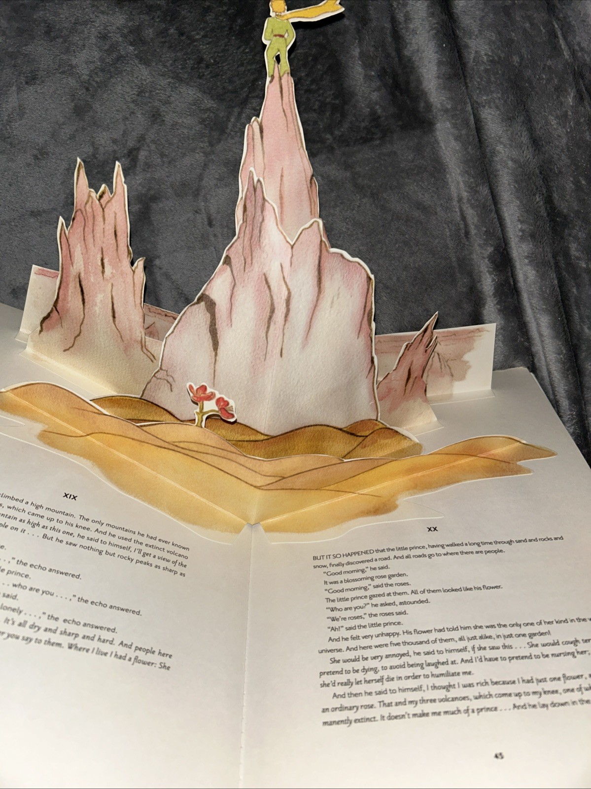 Little Prince by Antoine De Saint-Exupéry, 2009, Hardcover, Deluxe Pop-Up Book