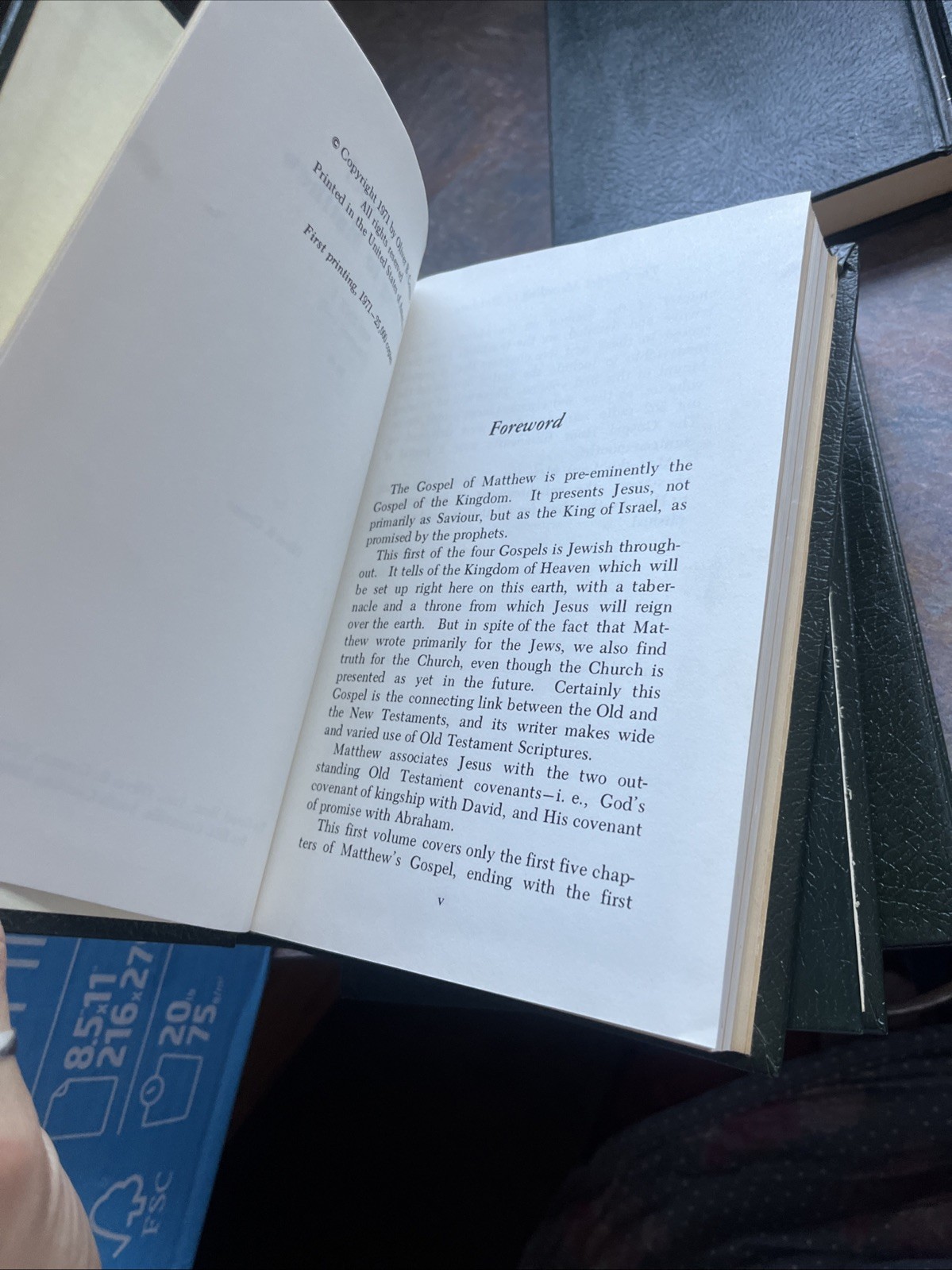 The Gospel According to Matthew volumes 1-6 Oliver B. Greene-Very Good. °