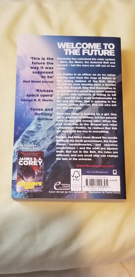 James S. A. Corey – LEVIATHAN WAKES – The Expanse 1 – new UK paperback