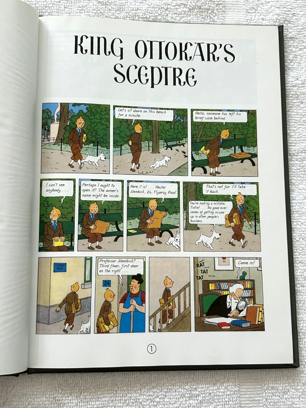 HERGE Adventures of TINTIN KING OTTOKAR’S SCEPTRE hc 1st Am 1974 1975 like new