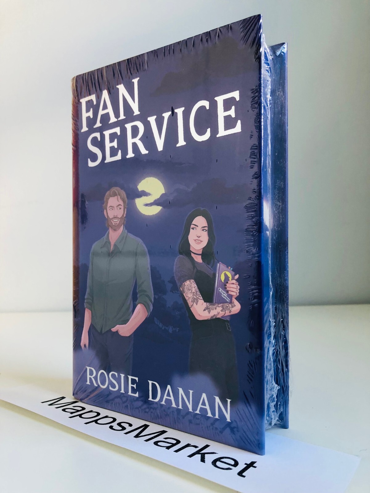 SIGNED Fan Service by Rosie Danan ILLUMICRATE AFTERLIGHT EXCLUSIVE HC Stenciled