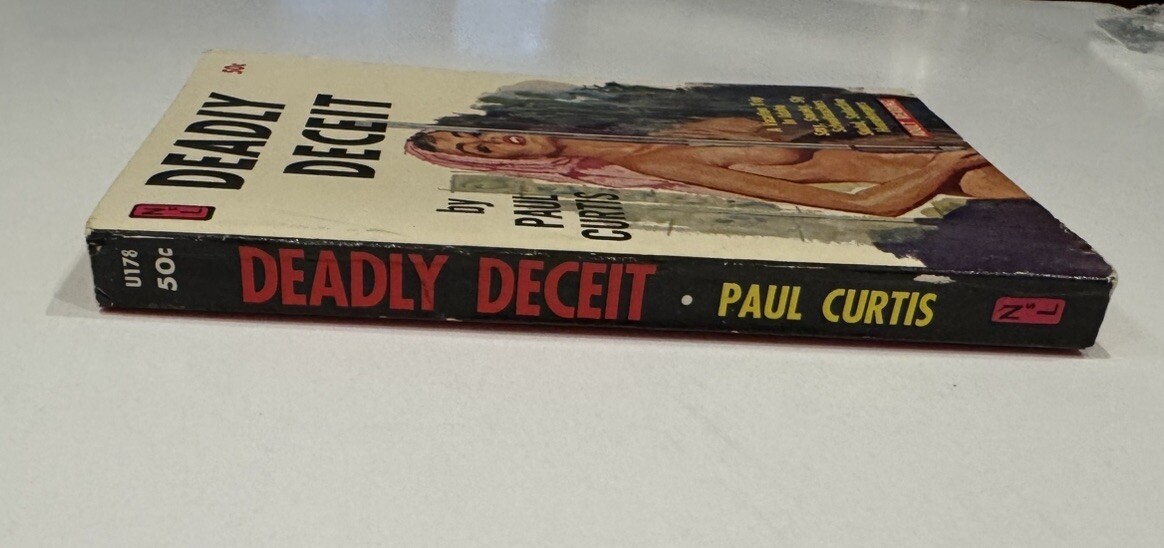 Deadly Deceit Paul Curtis Adult Reading Newstand Library 1961