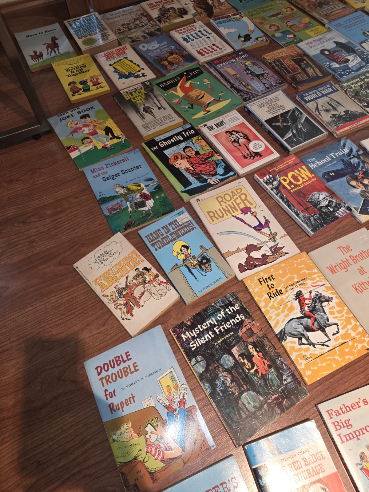 Lot of 68 Vintage Scholastic Bantam Paperback Kids Books 1960s 1970s SBS TX PB