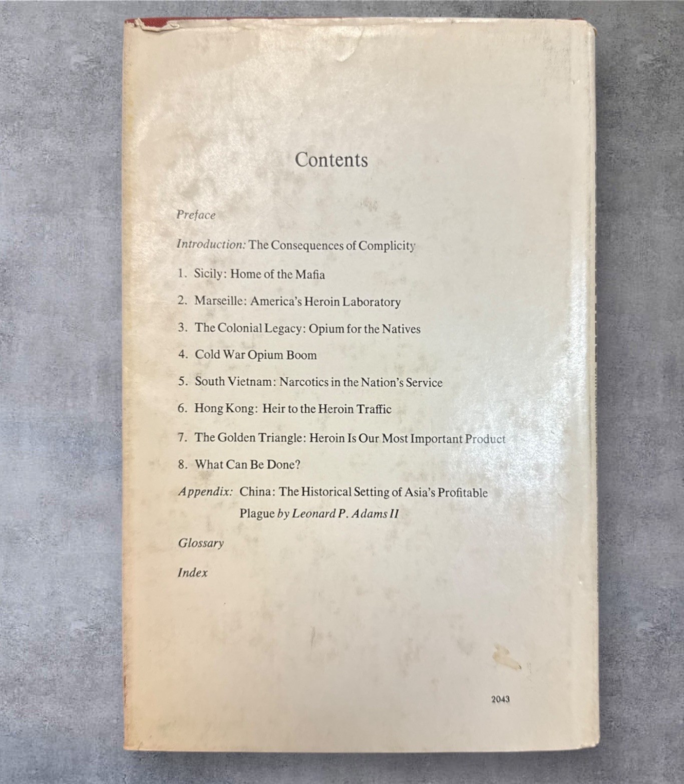The Politics of Heroin in Southeast Asia by Alfred W. McCoy Hardcover DJ 1972