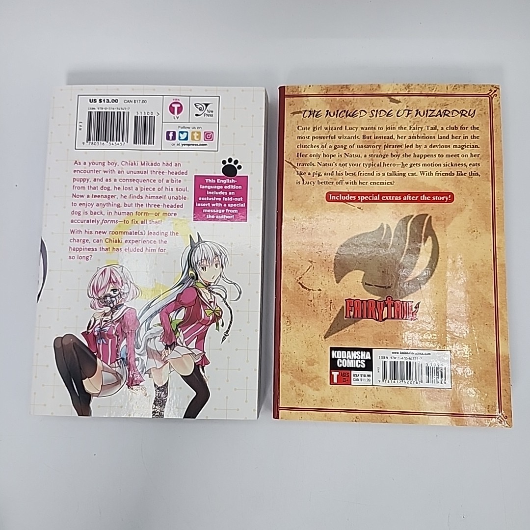 Anime Books Lot Of 7 Mixed Titles – Manga Books (6) Vol. #1 and (1) Vol. #5
