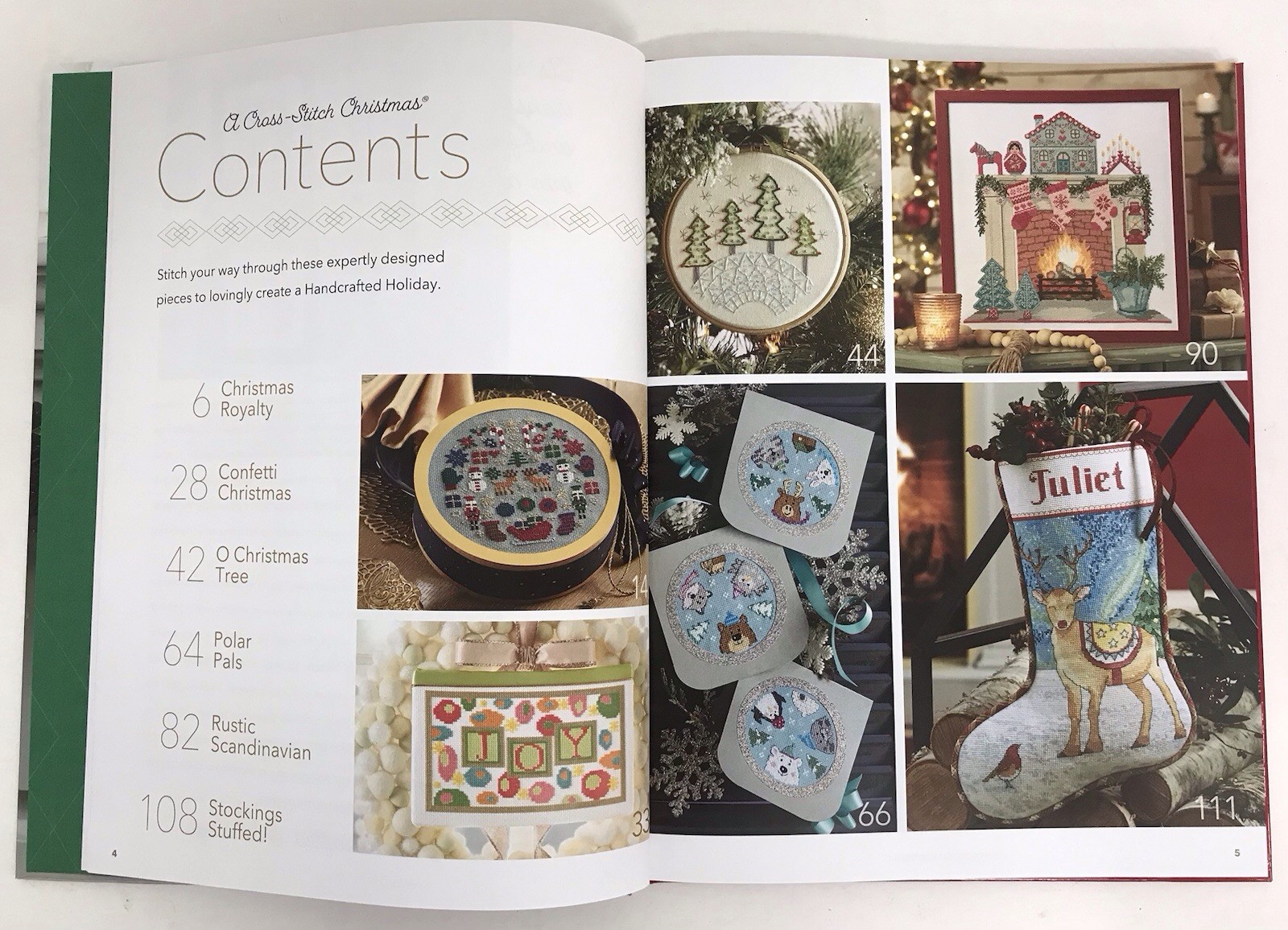 Craftways A Cross-Stitch Christmas HANDCRAFTED HOLIDAYS Patterns Plans