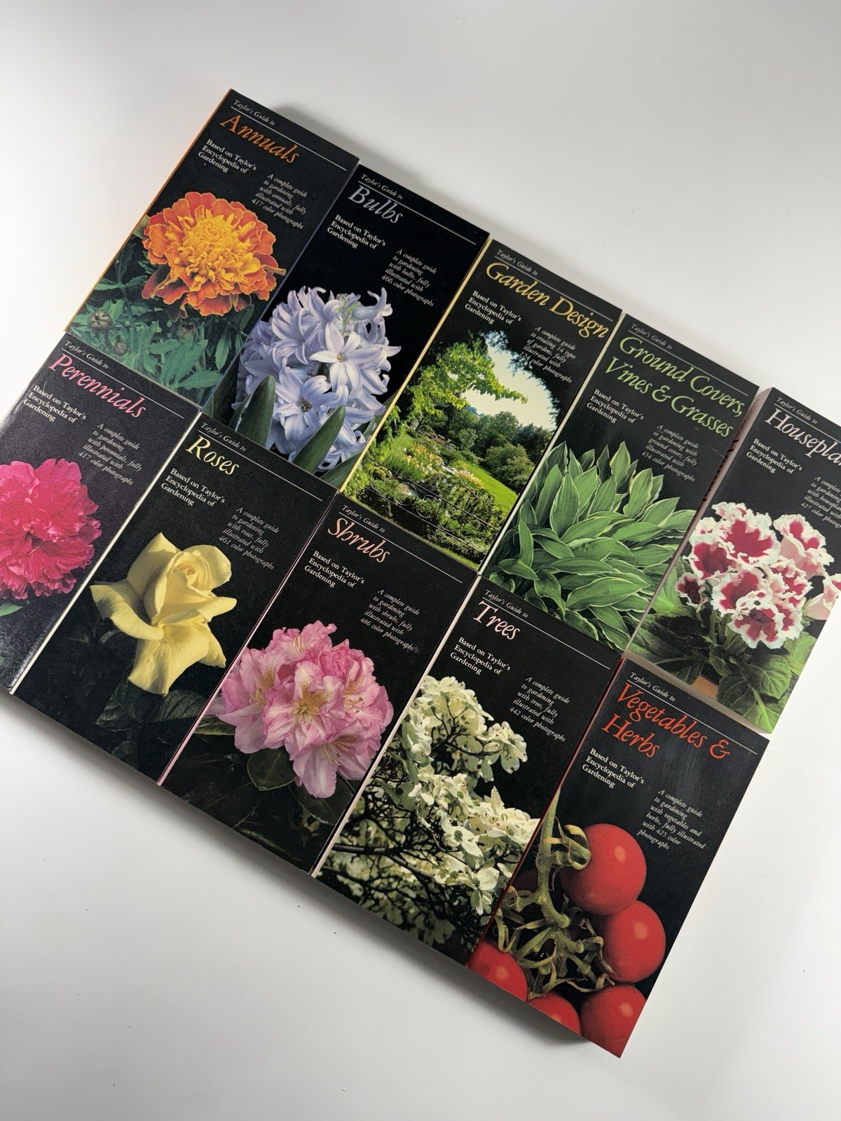 Taylor’s Guide to Gardening Set (10) Houghton Mifflin Annuals Trees Vegetables