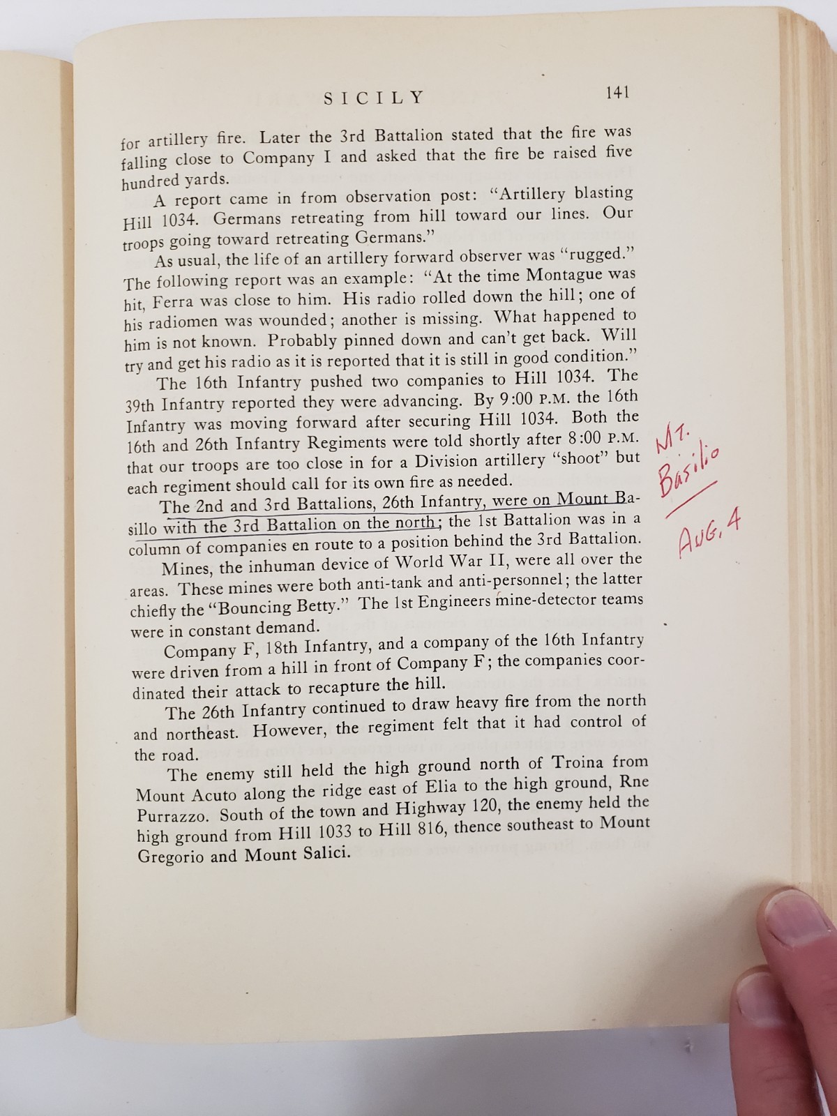 Danger Forward – First Division in World War II – WWII Veteran’s Annotations