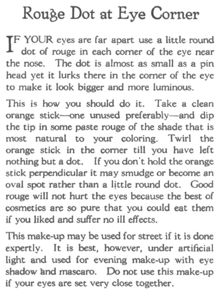 Make Up: 1930s Vintage Beauty Instruction and Technique by Virginia Vincent