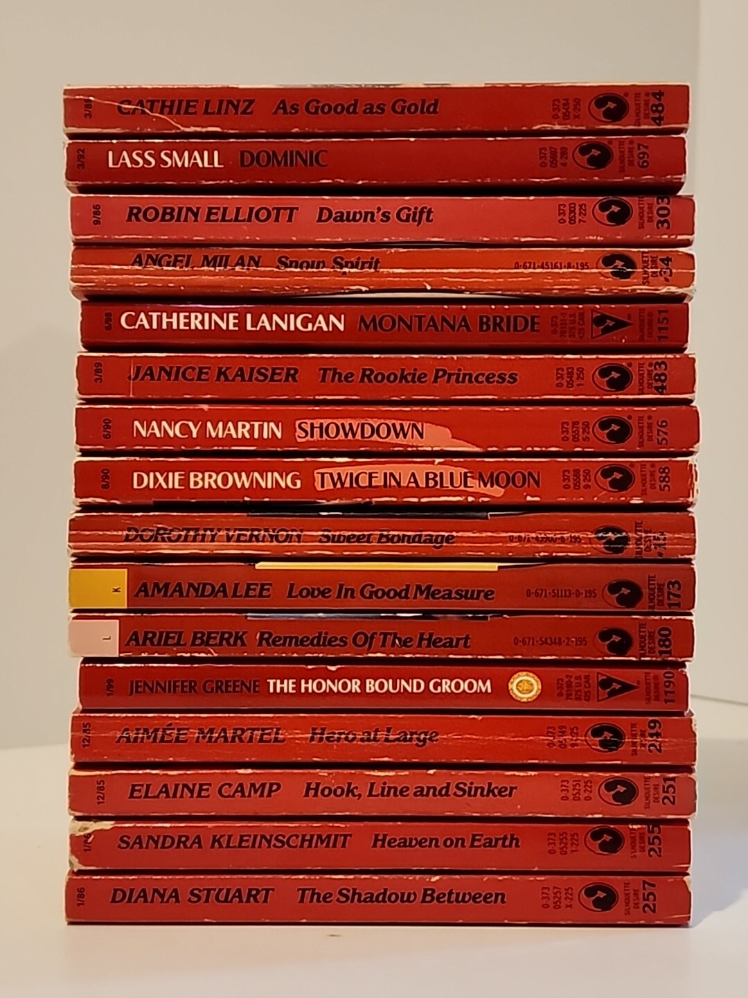 Lot of 100 Harlequin/Silhouette Desire Romance Paperbacks Random Mix Vintage