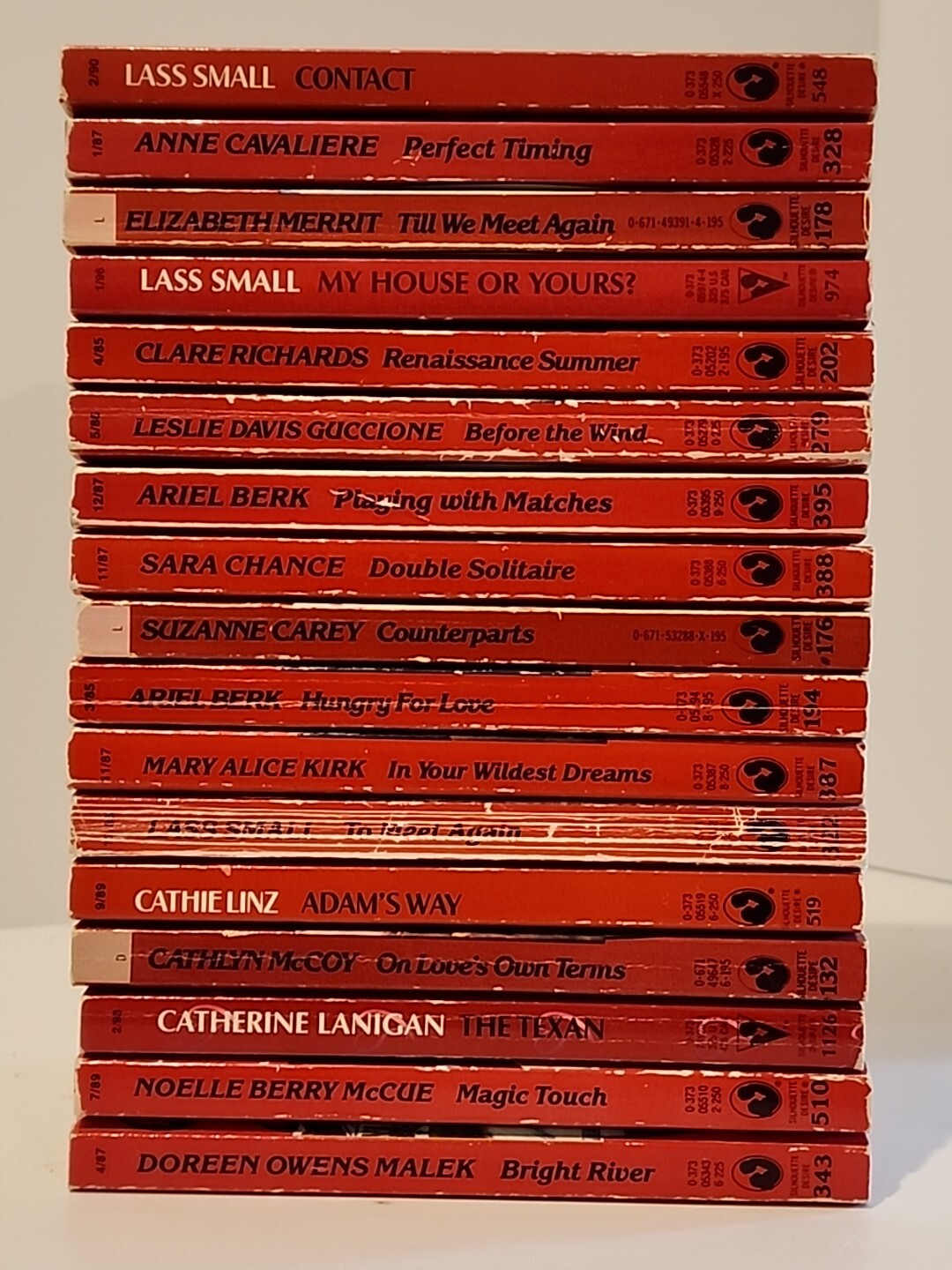 Lot of 100 Harlequin/Silhouette Desire Romance Paperbacks Random Mix Vintage