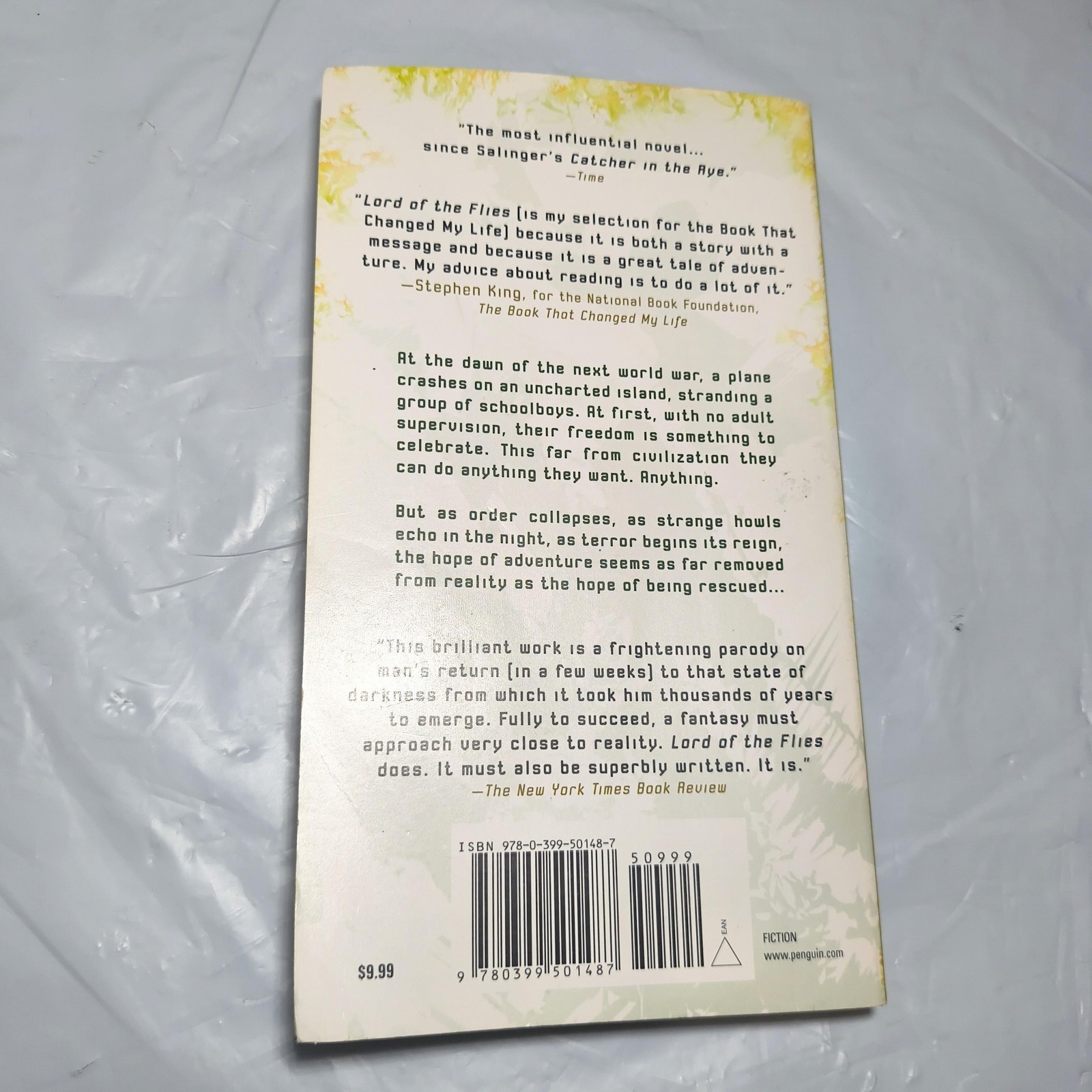 Lord Of The Flies William Golding Paperback Novel Classic Fiction 2015 Perigee