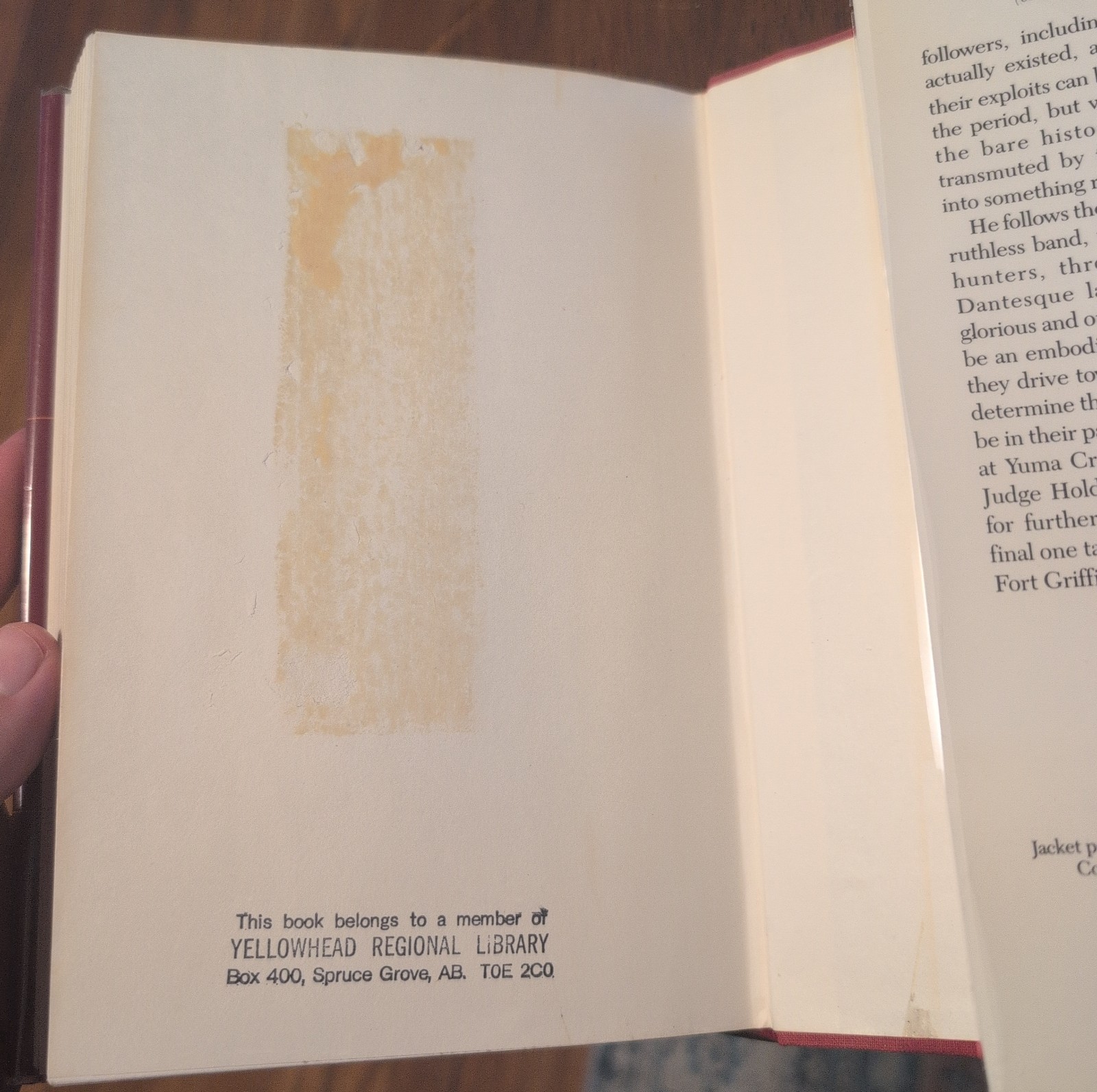 Blood Meridian – Cormac McCarthy- First Edition/Print- ex libris